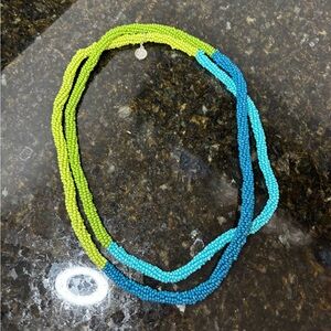 Multicolor Beaded Rope Necklace